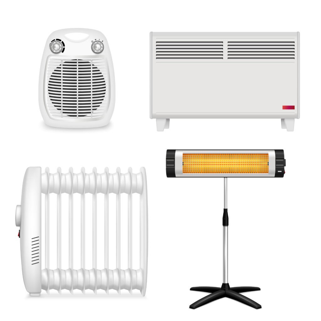 heater models realistic set